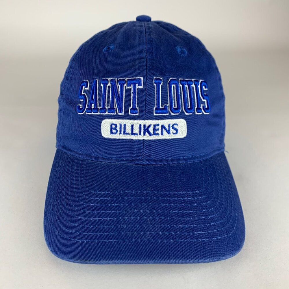 Saint Louis Billikens NCAA Blue Legacy Relaxed Fit Strapback Adjustable Hat - Picture 2 of 5